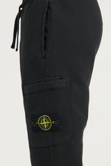 64520 Brushed Cotton Fleece Sweat Pants  - Black