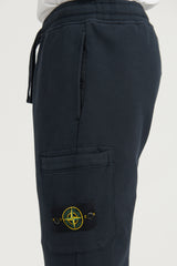 64520 Brushed Cotton Fleece Sweat Pants - Navy Blue
