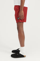 B0943 Nylon Metal Econyl Swim Trunks - Red