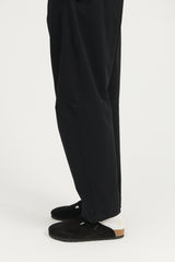 30229 Emerized Cotton Nylon Satin Wide Chino - Black
