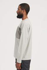 Long Sleeve Pocket Tee - Grey