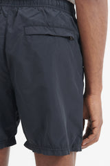 B0946 Brushed Nylon Swim Trunks - Black
