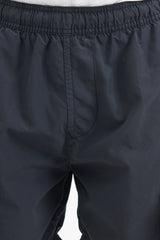 B0946 Brushed Nylon Swim Trunks - Black
