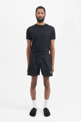 B0943 Nylon Metal Econyl Swim Trunks - Black