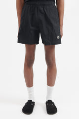 B0943 Nylon Metal Econyl Swim Trunks - Black