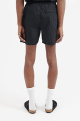 B0943 Nylon Metal Econyl Swim Trunks - Black