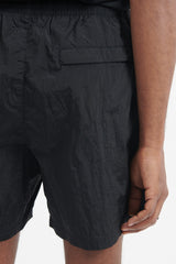 B0943 Nylon Metal Econyl Swim Trunks - Black