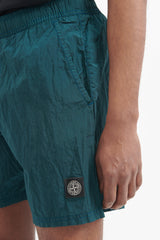 B0943 Nylon Metal Econyl Swim Trunks - Bottle Green