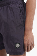 B0943 Nylon Metal Econyl Swim Trunks - Ink
