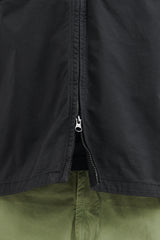 10210 Supima Cotton Twill Overshirt - Black