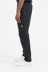 30410 Supima Cotton Twill Pants Regular Tapered - Black