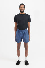 B0946 Brushed Nylon Swim Trunks - Dark Blue