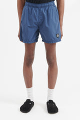 B0946 Brushed Nylon Swim Trunks - Dark Blue