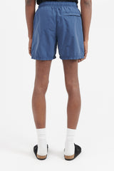 B0946 Brushed Nylon Swim Trunks - Dark Blue