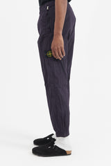 31019 Nylon Metal Econyl Pants Loose - Ink