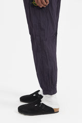 31019 Nylon Metal Econyl Pants Loose - Ink