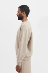 62951 Cotton Fleece Garment Dyed Crewneck Sweatshirt - Dove Grey