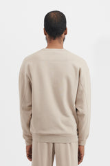 62951 Cotton Fleece Garment Dyed Crewneck Sweatshirt - Dove Grey