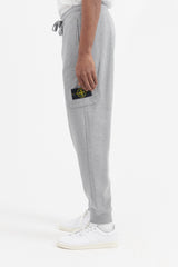 64451 Cotton Fleece Garment Dyed Sweat Pants - Melange Grey