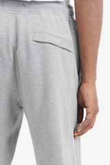 64451 Cotton Fleece Garment Dyed Sweat Pants - Melange Grey