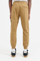 64451 Cotton Fleece Garment Dyed Sweat Pants - Dark Beige