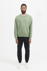 62951 Cotton Fleece Garment Dyed Crewneck Sweatshirt - Sage