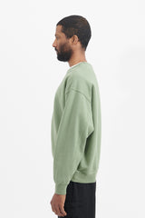 62951 Cotton Fleece Garment Dyed Crewneck Sweatshirt - Sage