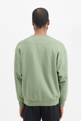 62951 Cotton Fleece Garment Dyed Crewneck Sweatshirt - Sage