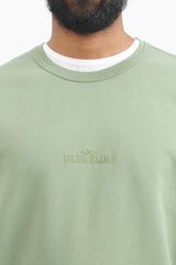 62951 Cotton Fleece Garment Dyed Crewneck Sweatshirt - Sage