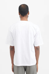 Knitted Rib T-Shirt - White
