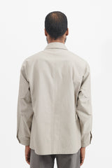 Double Pocket Over Shirt - Sand Beige