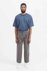 4 Tuck Relaxed Pants - Grey