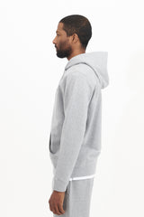 Zip Hoody - Grey Melange
