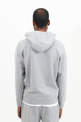 Zip Hoody - Grey Melange