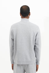 Half Zip Sweatshirt - Grey Melange
