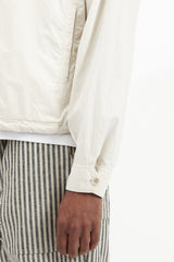Light Cotton Zip Jacket - Ecru