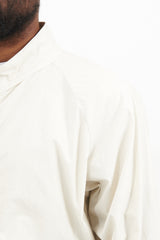 Light Cotton Zip Jacket - Ecru