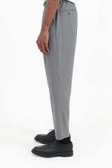 Tapered Pants Pe/Ra 2 Way Stretch - Medium Grey
