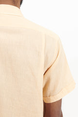 Camp Shirt - Coral Cotton Crepe