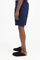 4/10 Length Baker Pants Organic Cotton Multi - Blue