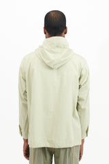 Cagoule Shirt - Lime Superfine Poplin