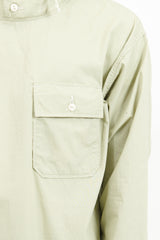 Cagoule Shirt - Lime Superfine Poplin