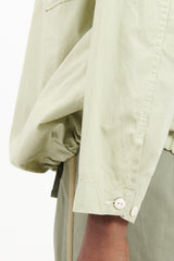 Cagoule Shirt - Lime Superfine Poplin