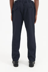 Tapered Pants Pe Oxford - Navy