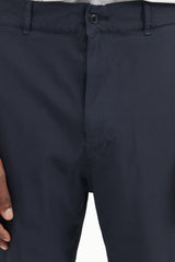 Tapered Pants Pe Oxford - Navy