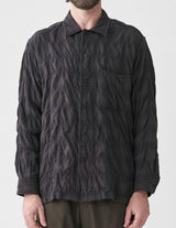 CO/WO Shrink Check Open Collar Shirt