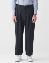 Wool Straight Leg Pants