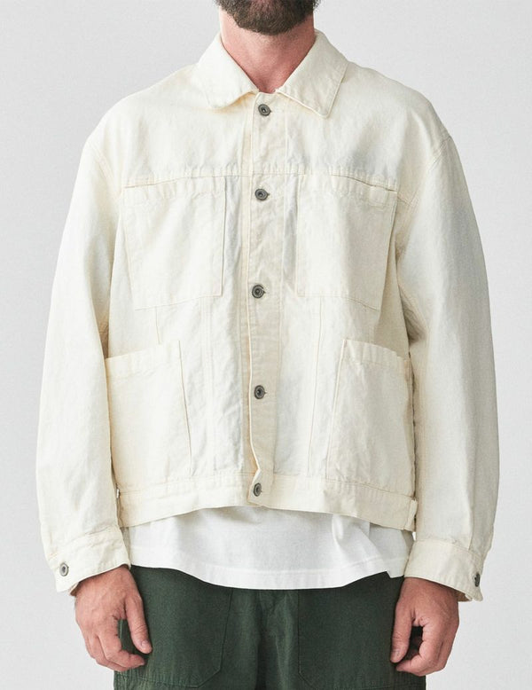 9oz CO/LI Canvas Denim Short Jacket