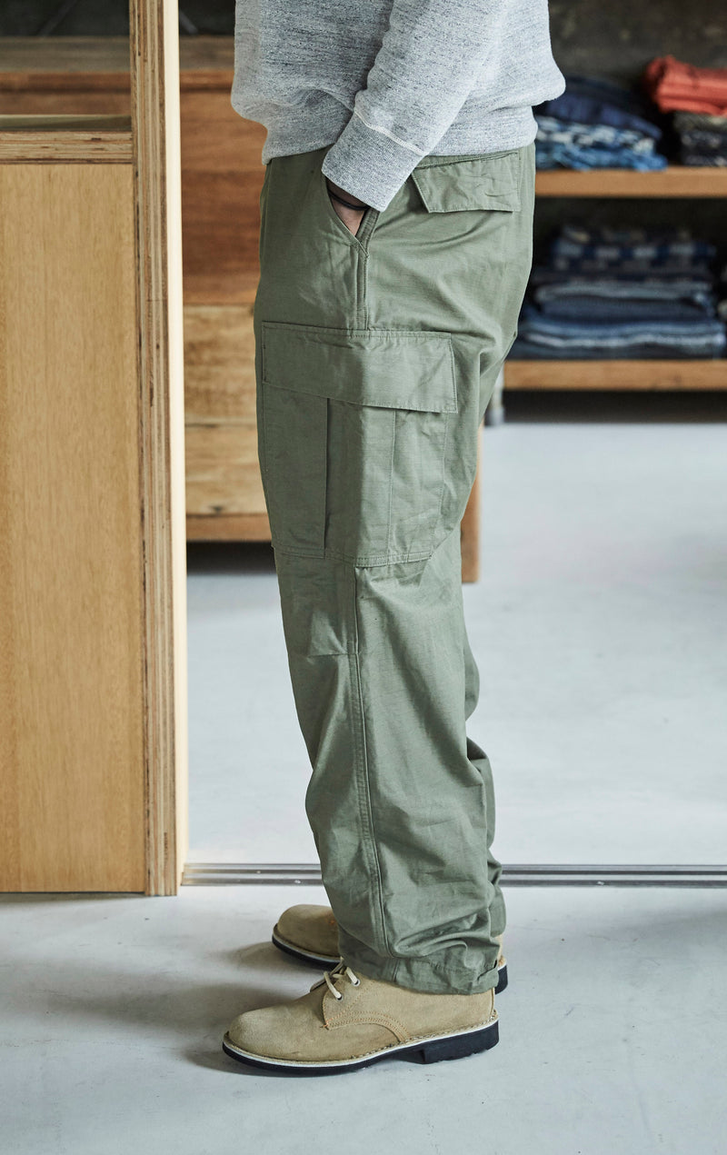 Vintage Fit 6 Pockets Cargo Pants