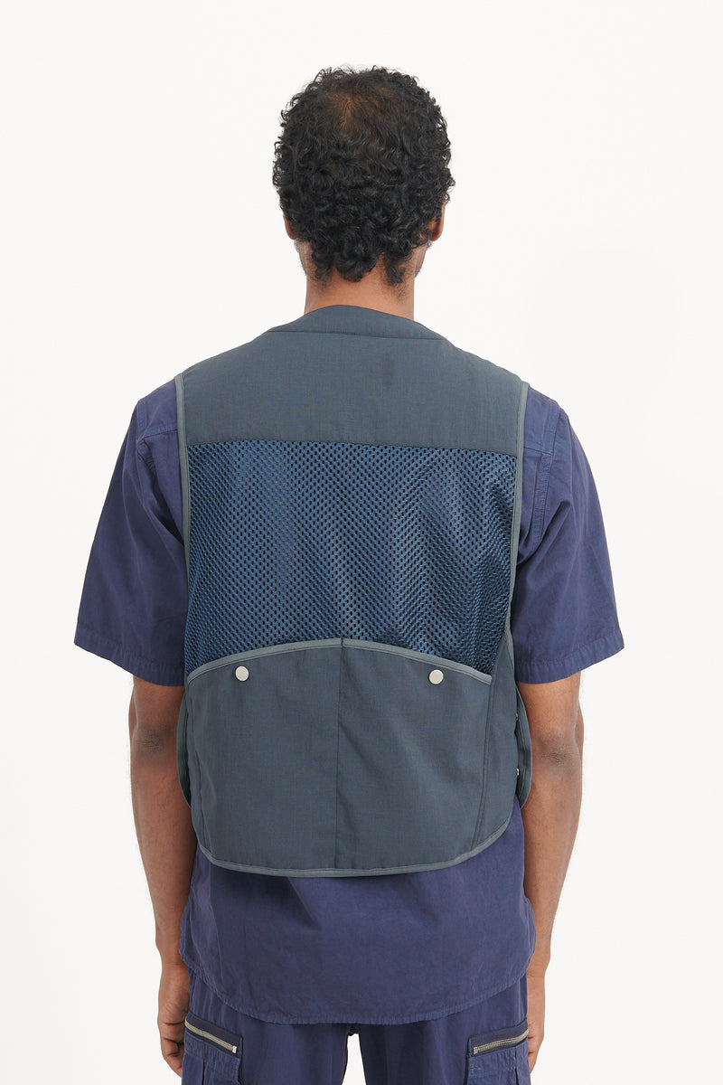 Jogger Vest Poly Mesh with Fidlock Buckle - Navy